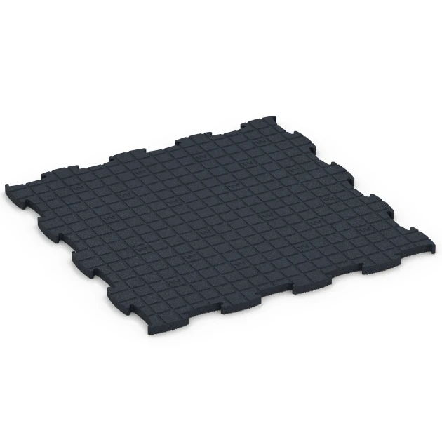 Aufsicht auf die Unterseite, also die Bodenseite von WARCO-Formteil 6887 - Fitnes talna obloga Max im Format 97,1 x 97,1 x 2,8 cm.