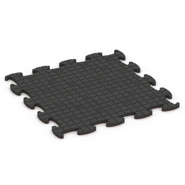 Aufsicht auf die Unterseite, also die Bodenseite von WARCO-Formteil 6890 - Fitnes talna obloga Max im Format 98 x 98 x 2,8 cm.