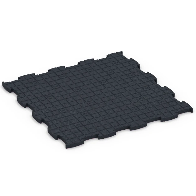 Aufsicht auf die Unterseite, also die Bodenseite von WARCO-Formteil 6891 - Fitnes talna obloga Max im Format 97,1 x 97,1 x 2,8 cm.