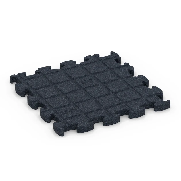 Aufsicht auf die Unterseite, also die Bodenseite von WARCO-Formteil 6964 - Fitness Premium studijska podlaga Plus im Format 28,9 x 28,9 x 1,8 cm.