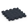 Aufsicht auf die Unterseite, also die Bodenseite von WARCO-Formteil 6965 - Fitness Premium studijska podlaga Plus im Format 28,9 x 28,9 x 2,8 cm.