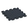 Aufsicht auf die Unterseite, also die Bodenseite von WARCO-Formteil 6961 - Fitness Premium športna podlaga im Format 45,9 x 45,9 x 2,8 cm.