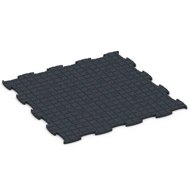 Aufsicht auf die Unterseite, also die Bodenseite von WARCO-Formteil 6962 - Fitness Premium športna podlaga im Format 99 x 99 x 1,8 cm.