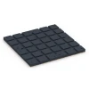 Aufsicht auf die Unterseite, also die Bodenseite von WARCO-Formteil 7135 - Gumijasta podloga za zunanji fitnes im Format 60 x 60 x 3 cm | 0,36 m².
