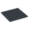 Aufsicht auf die Unterseite, also die Bodenseite von WARCO-Formteil 7139 - Gumijasta podloga za zunanji fitnes im Format 60 x 60 x 3 cm | 0,36 m².