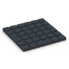 Aufsicht auf die Unterseite, also die Bodenseite von WARCO-Formteil 7144 - Gumijasta podloga za zunanji fitnes im Format 60 x 60 x 4 cm | 0,36 m².