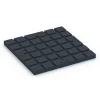 Aufsicht auf die Unterseite, also die Bodenseite von WARCO-Formteil 7148 - Gumijasta podloga za zunanji fitnes im Format 60 x 60 x 4 cm | 0,36 m².