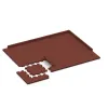 Typische Verlegung oder Einbausituation für den Artikel 3652 von WARCO - Paddockmatte, Farbton Opečno rdeča in der Abmessung 500 x 500 x 40 mm.