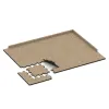 Typische Verlegung oder Einbausituation für den Artikel 2663 von WARCO - Gehwegplatte, Farbton Travertin in der Abmessung 500 x 500 x 30 mm.