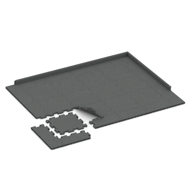 Typische Verlegung oder Einbausituation für den Artikel 2788 von WARCO - Talna obloga za pse, Farbton Skrilavosiva in der Abmessung 50 x 50 x 3 cm | 0,25 m².