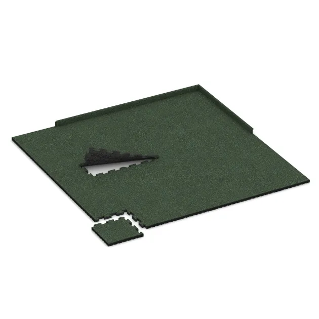 Typische Verlegung oder Einbausituation für den Artikel 5116 von WARCO - Kotna plošča, Farbton Angleška trava in der Abmessung 485 x 485 x 40 mm.