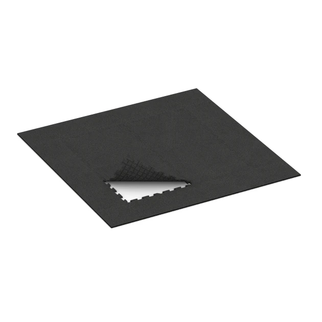 Typische Verlegung oder Einbausituation für den Artikel 0364 von WARCO - Gumijasta obloga za stopnice, Farbton Antracit in der Abmessung 100 x 100 x 1,8 cm | 1,00 m².