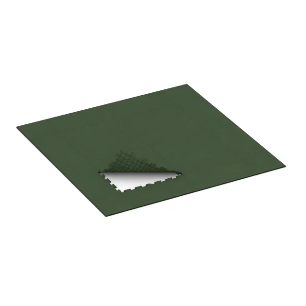 Typische Verlegung oder Einbausituation für den Artikel 3961 von WARCO - Športna talna obloga za pse HD, Farbton Travna zelena in der Abmessung 1000 x 1000 x 18 mm.