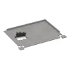 Typische Verlegung oder Einbausituation für den Artikel 4684 von WARCO - Kotna plošča HD, Farbton Sivi melange in der Abmessung 235 x 235 x 18 mm.