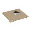 Typische Verlegung oder Einbausituation für den Artikel 4800 von WARCO - Kotna plošča HD, Farbton Travertin in der Abmessung 485 x 485 x 18 mm.
