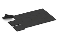 Varnostna gumijasta plošča za otroška igrišča 4,5 cm - EN 1177 ≤ 140 cm