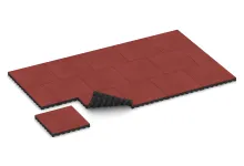 Varnostna gumijasta plošča za otroška igrišča 5 cm - EN 1177 ≤ 145 cm