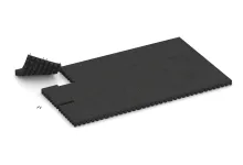 Varnostna gumijasta plošča za otroška igrišča 8 cm - EN 1177 ≤ 195 cm