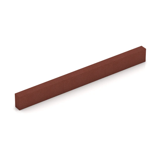 Typische Verlegung oder Einbausituation für den Artikel 7029 von WARCO - Stopnica iz gumnega granulata, Farbton Opečno rdeča in der Abmessung 100 x 30 x 15 cm.