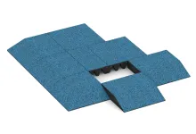 Rand-Platte (eine Seite abgeschrägt)