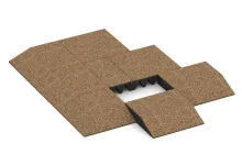 Rand-Platte (eine Seite abgeschrägt)