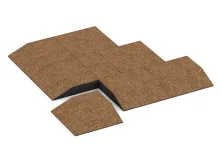 Eck-Platte (zwei Seiten abgeschrägt)