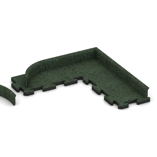 Typische Verlegung oder Einbausituation für den Artikel 2259 von WARCO - Podnožna letev, Farbton Angleška trava in der Abmessung 750 x 20 x 80 mm.