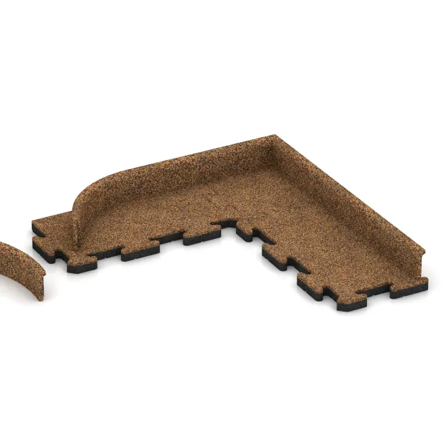 Typische Verlegung oder Einbausituation für den Artikel 2250 von WARCO - Podnožna letev, Farbton Terra Cotta in der Abmessung 750 x 20 x 80 mm.