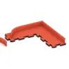 Typische Verlegung oder Einbausituation für den Artikel 4285 von WARCO - Podnožna letev, Farbton Svetlo rdeče-oranžna in der Abmessung 750 x 20 x 80 mm.