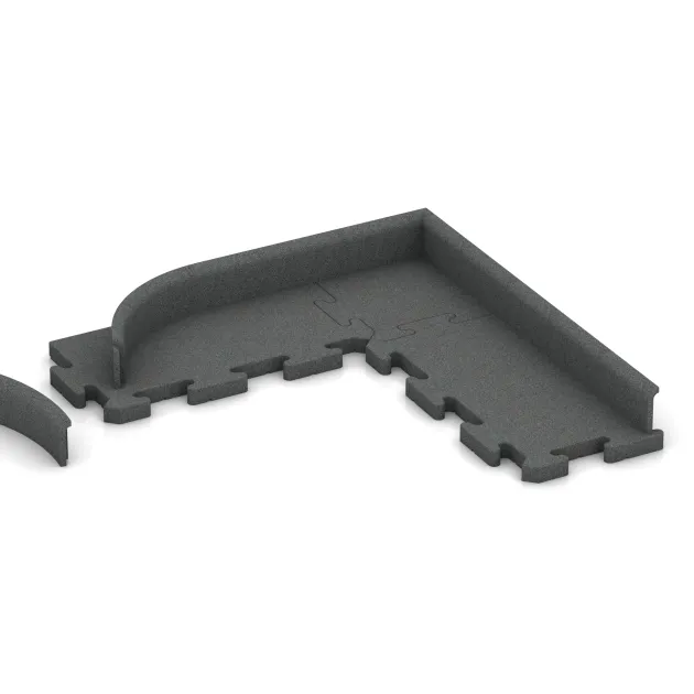 Typische Verlegung oder Einbausituation für den Artikel 2266 von WARCO - Podnožna letev, Farbton Lupkovosiva in der Abmessung 750 x 20 x 80 mm.