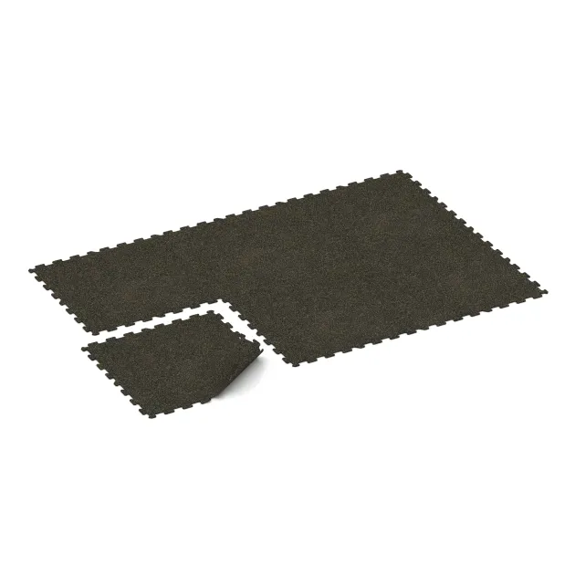 Typische Verlegung oder Einbausituation für den Artikel 1047 von WARCO - Treppenbelag, Farbton Lehko rumeno posipana in der Abmessung 970 x 970 x 8 mm | 0,94 m.