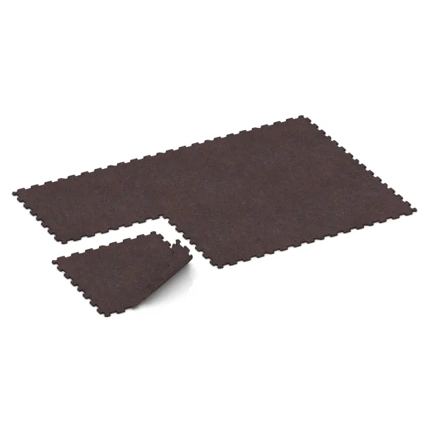 Typische Verlegung oder Einbausituation für den Artikel 1126 von WARCO - Fitnes Podlaga Kompakt, Farbton Rahlo rdeče posuto in der Abmessung 970 x 970 x 16 mm | 0,94 m².