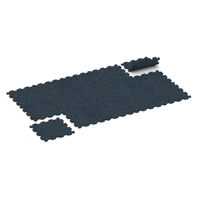Typische Verlegung oder Einbausituation für den Artikel 0993 von WARCO - Fitnes Podlaga Kompakt, Farbton Rahlo Modro Posuto in der Abmessung 485 x 485 x 16 mm | 0,235 m².