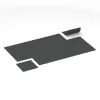Typische Verlegung oder Einbausituation für den Artikel 6455 von WARCO - Fitnes talna obloga Kompakt, Farbton Antracit in der Abmessung 50 × 50 × 0,8 cm.