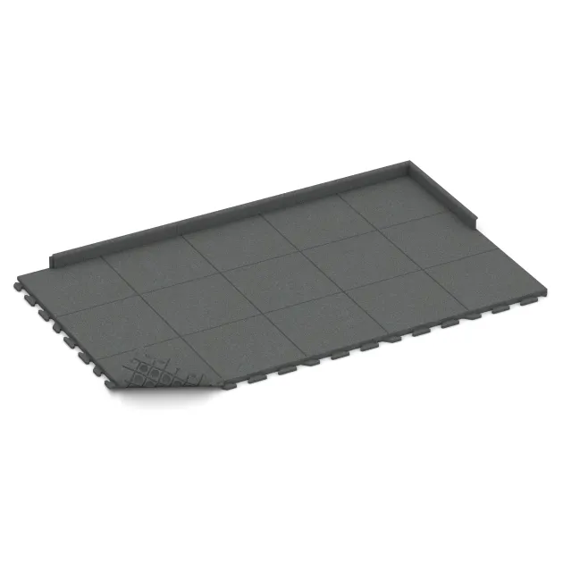 Typische Verlegung oder Einbausituation für den Artikel 1389 von WARCO - Gehwegplatte, Farbton Lupkovosiva in der Abmessung 500 x 500 x 40 mm.