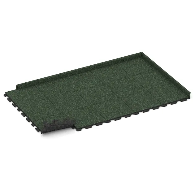 Typische Verlegung oder Einbausituation für den Artikel 1167 von WARCO - Gehwegplatte, Farbton Angleška trava in der Abmessung 500 x 500 x 30 mm.