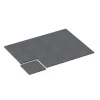 Typische Verlegung oder Einbausituation für den Artikel 6237 von WARCO - Panelni vzorec – Terasne plošče, Farbton Srebrno siva in der Abmessung 38,5 x 38,5 x 2 cm.