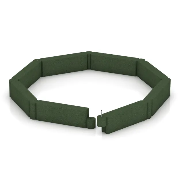 Typische Verlegung oder Einbausituation für den Artikel 2576 von WARCO - Gumijasti modularni blok, Farbton Travna zelena in der Abmessung 1000 x 150 x 300 mm.