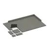 Typische Verlegung oder Einbausituation für den Artikel 5423 von WARCO - Treppenbelag, Farbton Siv granit in der Abmessung 306 x 306 x 20 mm.