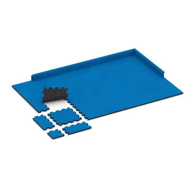 Typische Verlegung oder Einbausituation für den Artikel 5437 von WARCO - Treppenbelag, Farbton Nebe modra in der Abmessung 306 x 306 x 20 mm.