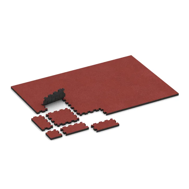 Typische Verlegung oder Einbausituation für den Artikel 5236 von WARCO - Ploščica rob bazena brez fug, Farbton Koralen rdeča in der Abmessung 306 x 306 x 30 mm.