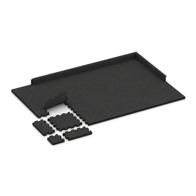 Typische Verlegung oder Einbausituation für den Artikel 4282 von WARCO - Športna površina brez fug, Farbton Antracit in der Abmessung 30,6 x 30,6 x 3 cm | 0,094 m².