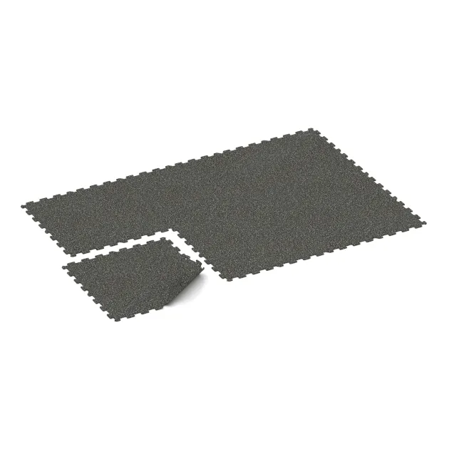 Typische Verlegung oder Einbausituation für den Artikel 1019 von WARCO - Fitnes Podlaga Kompakt, Farbton Temno sivi granit in der Abmessung 970 x 970 x 8 mm | 0,94 m.