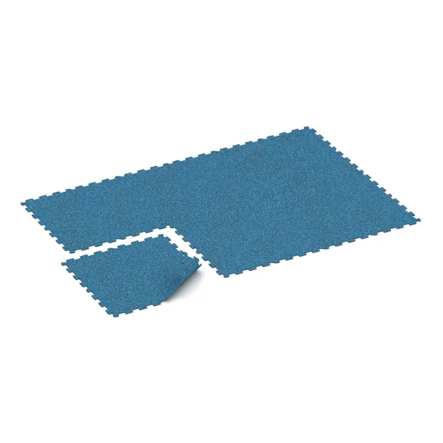 Typische Verlegung oder Einbausituation für den Artikel 1029 von WARCO - Fitnes Podlaga Kompakt, Farbton Atlantic in der Abmessung 970 x 970 x 8 mm | 0,94 m.