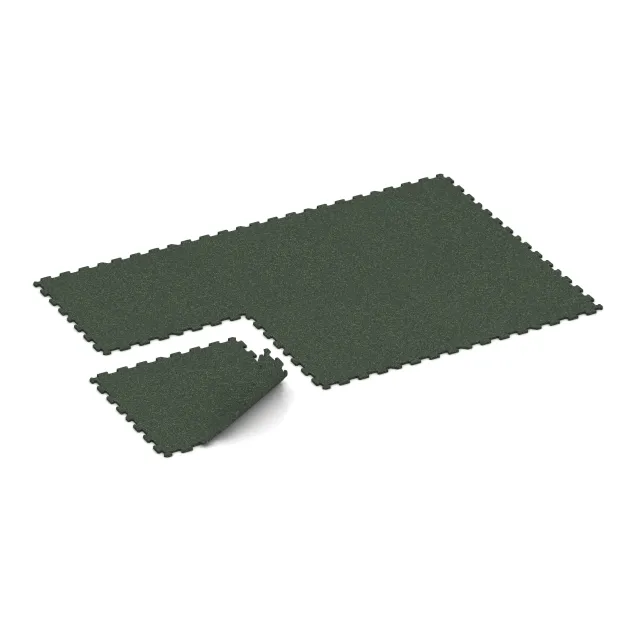 Typische Verlegung oder Einbausituation für den Artikel 1099 von WARCO - Fitnes Podlaga Kompakt, Farbton Angleška trava in der Abmessung 970 x 970 x 16 mm | 0,94 m².