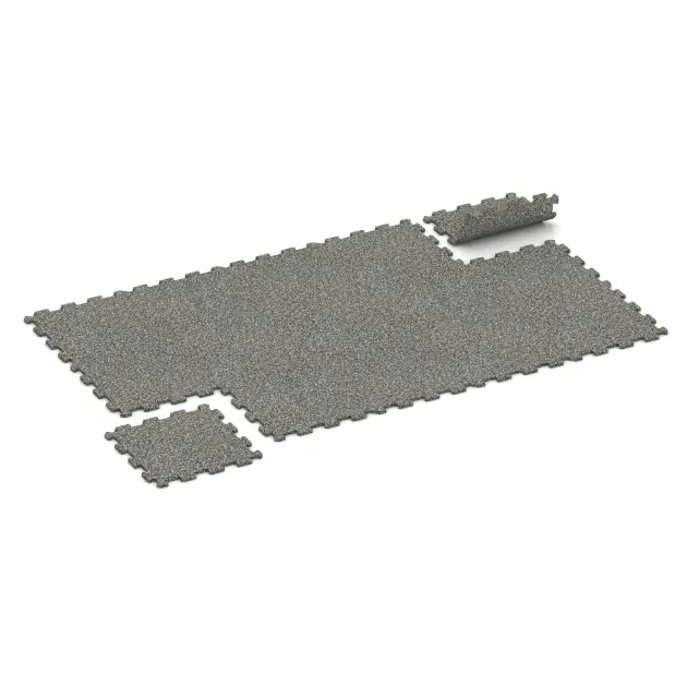 Typische Verlegung oder Einbausituation für den Artikel 0959 von WARCO - Fitnes Podlaga Kompakt, Farbton Siv granit in der Abmessung 485 x 485 x 16 mm | 0,235 m².