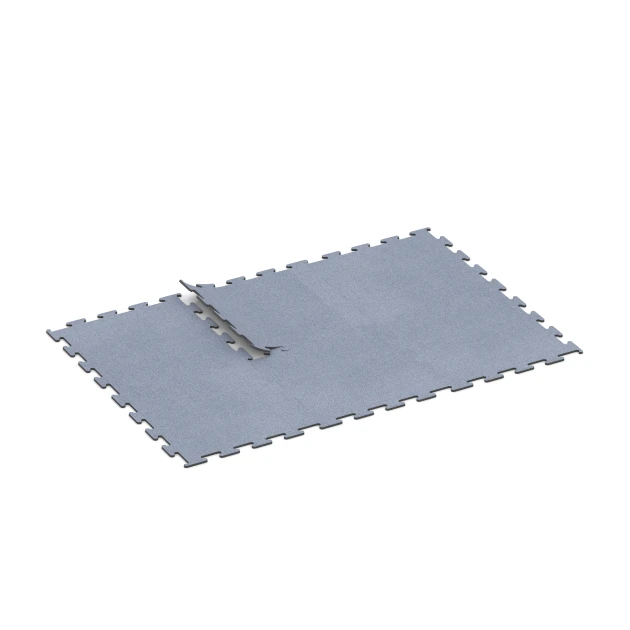 Typische Verlegung oder Einbausituation für den Artikel 6148 von WARCO - Fitness Performance Elite talna obloga za vadbo, Farbton Meglenosiva in der Abmessung 100 x 100 x 1,5 cm | 1,00 m².