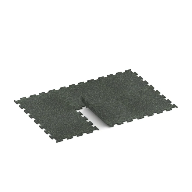 Typische Verlegung oder Einbausituation für den Artikel 6979 von WARCO - Fitness Performance Elite talna obloga za vadbo, Farbton Lekko zeleni posipani in der Abmessung 100 x 100 x 2 cm | 1,00 m².