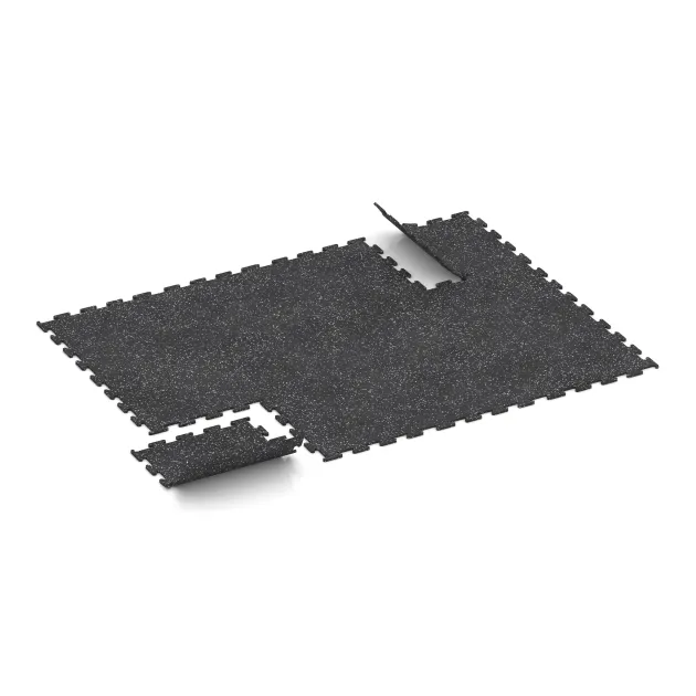 Typische Verlegung oder Einbausituation für den Artikel 3779 von WARCO - Fitnes podlaga Fitness Performance Elite, Farbton Rahlo sivo posuto in der Abmessung 500 x 500 x 10 mm.