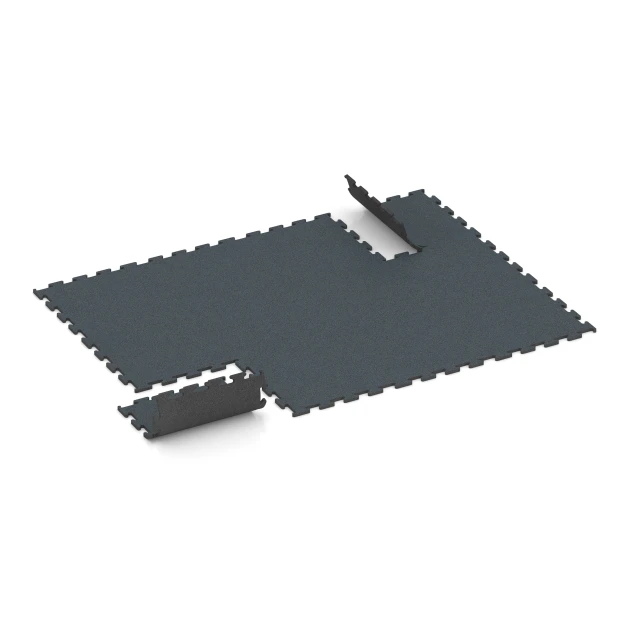 Typische Verlegung oder Einbausituation für den Artikel 6165 von WARCO - Fitness Performance Elite talna obloga za vadbo, Farbton Praprotno zelena in der Abmessung 50 x 50 x 1,5 cm | 0,25 m².